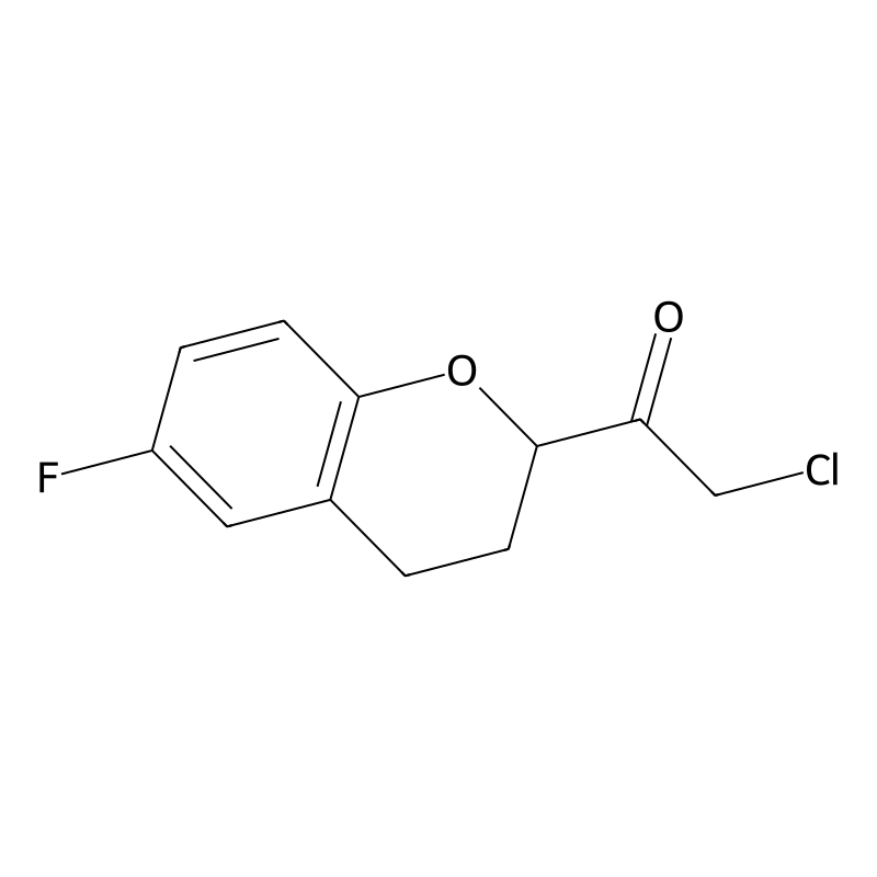 2-chloro-1-(6-fluoro-3,4-dihydro-2H-chromen-2-yl)e...