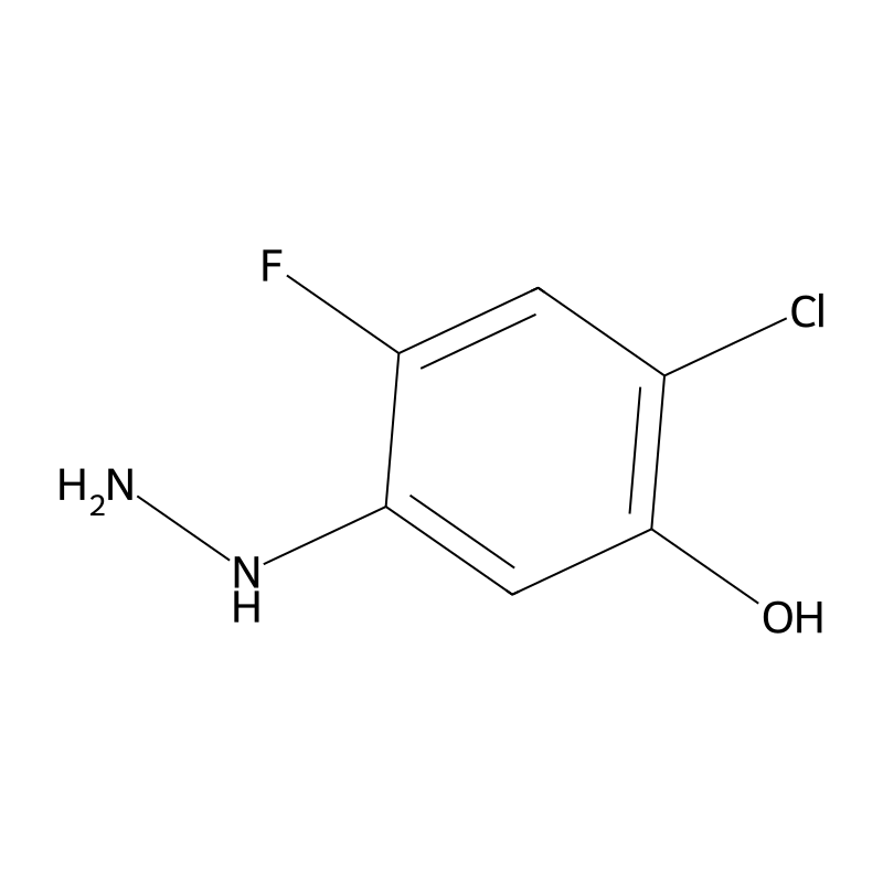 2-Chloro-4-fluoro-5-hydrazinylphenol