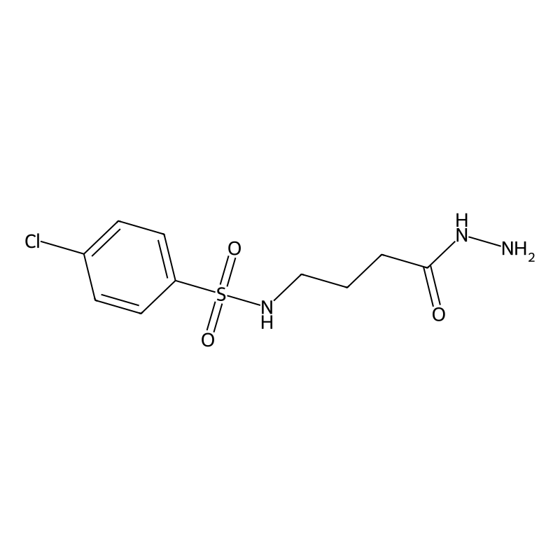 4-Chloro-N-(4-hydrazinyl-4-oxobutyl)benzene-1-sulf...