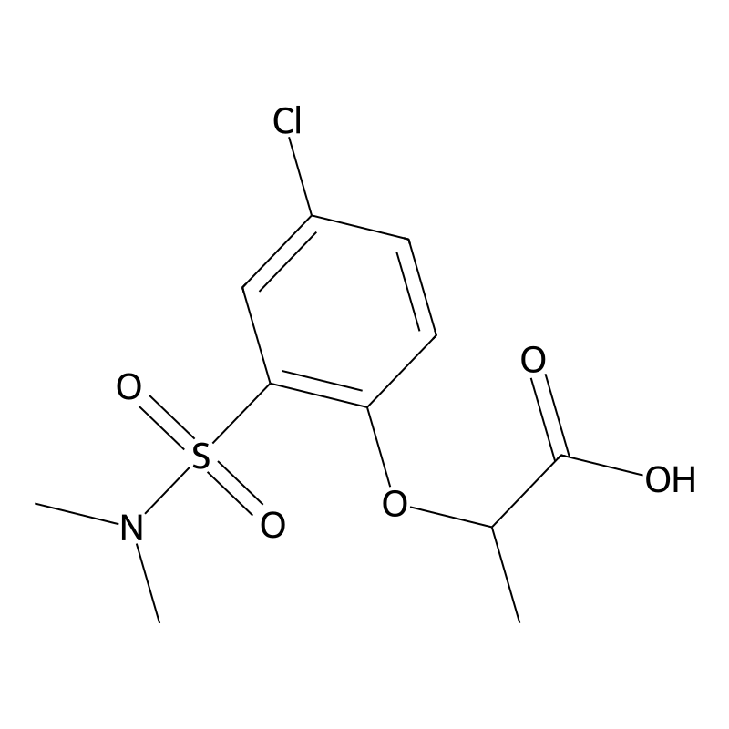 2-[4-Chloro-2-(dimethylsulfamoyl)phenoxy]propanoic...