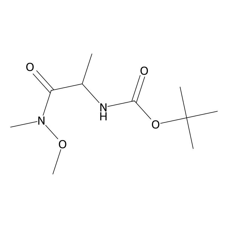 (S)-tert-Butyl (1-(methoxy(methyl)amino)-1-oxoprop...