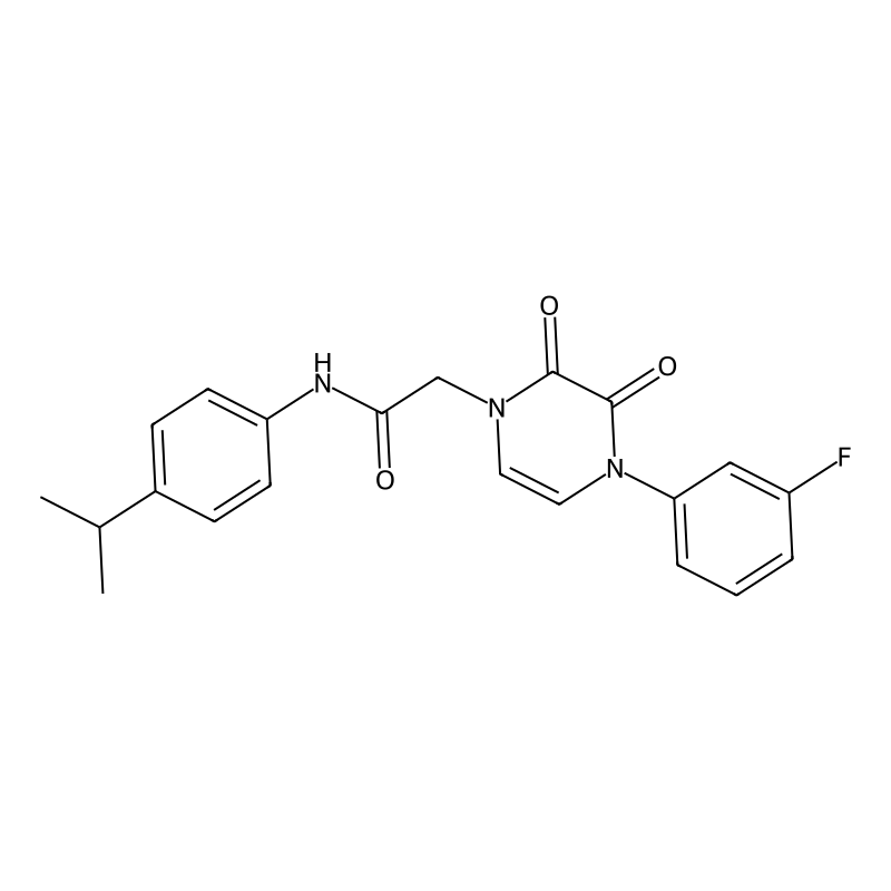 2-[4-(3-fluorophenyl)-2,3-dioxopyrazin-1-yl]-N-(4-...