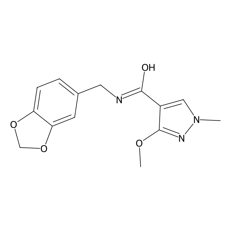 Buy N-(benzo[d][1,3]dioxol-5-ylmethyl)-3-methoxy-1-methyl-1H-pyrazole-4 ...