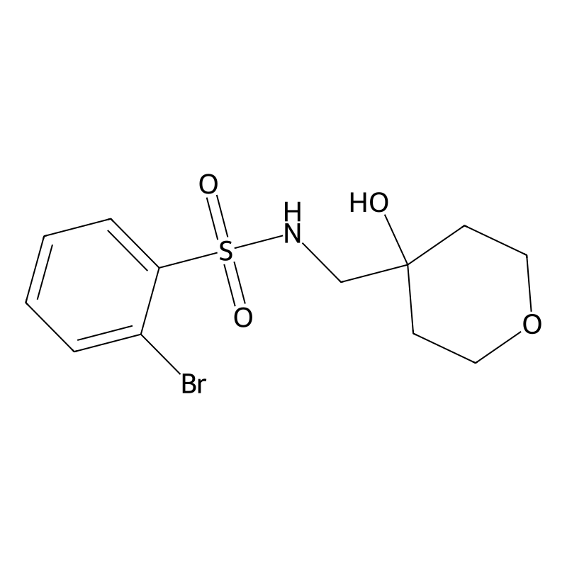 2-bromo-N-((4-hydroxytetrahydro-2H-pyran-4-yl)meth...