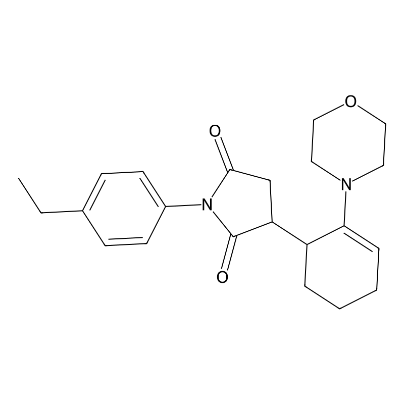 1-(4-Ethylphenyl)-3-(2-morpholinocyclohex-2-en-1-y...