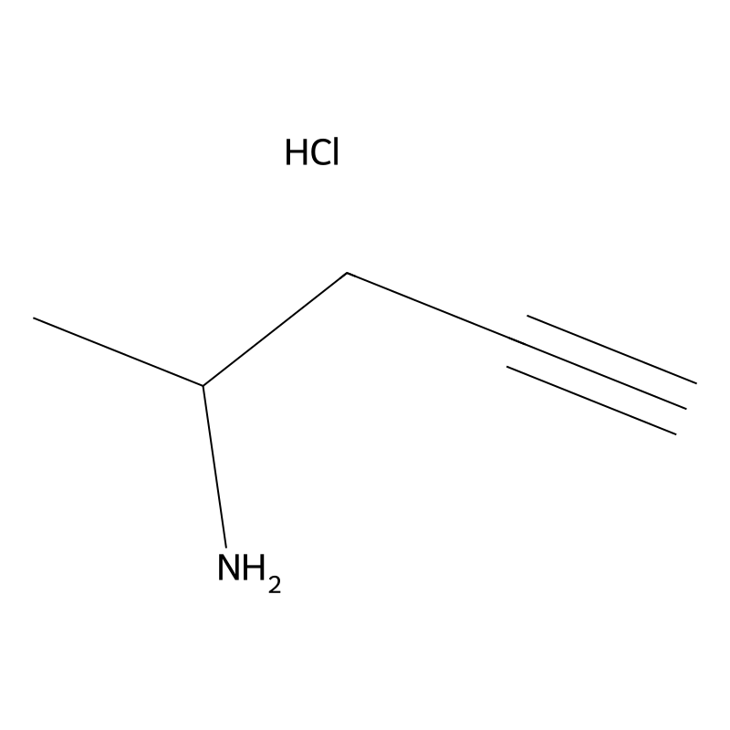 pent-4-yn-2-amine;hydrochloride