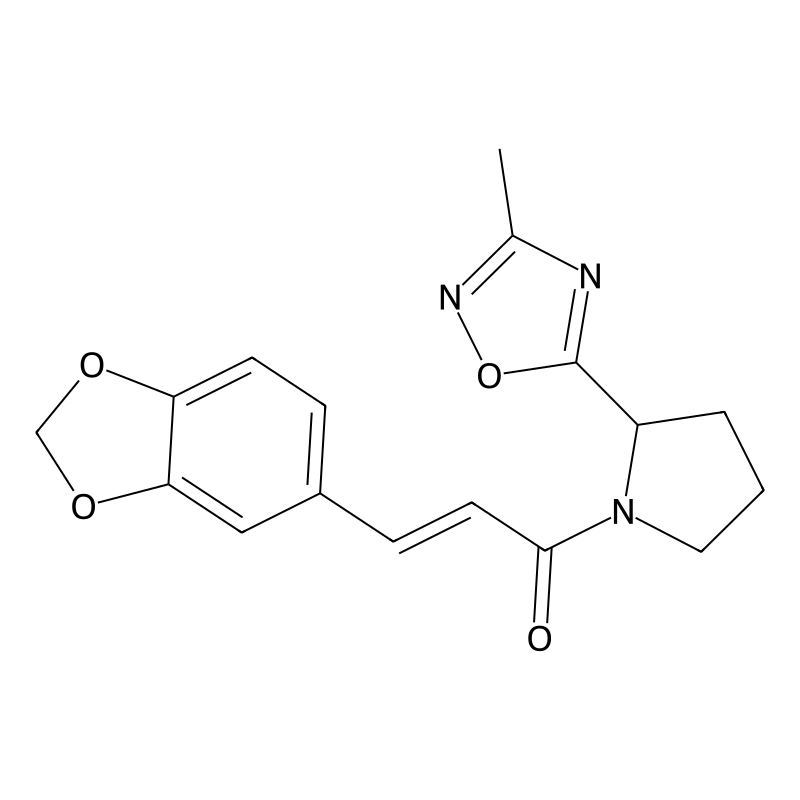 Buy (E)-3-(benzo[d][1,3]dioxol-5-yl)-1-(2-(3-methyl-1,2,4-oxadiazol-5 ...