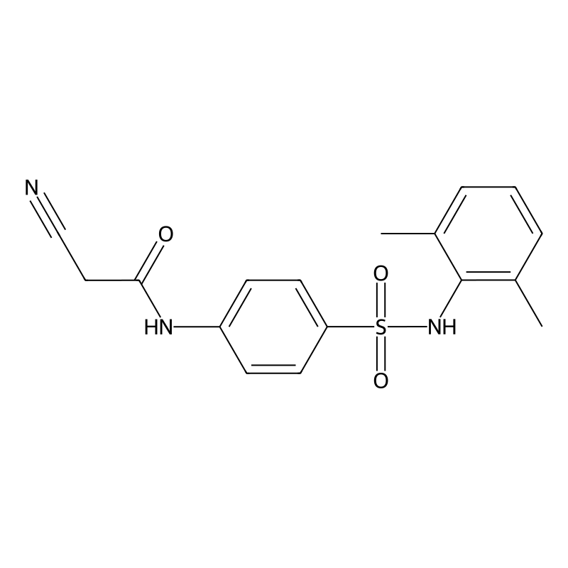 2-cyano-N-{4-[(2,6-dimethylphenyl)sulfamoyl]phenyl...