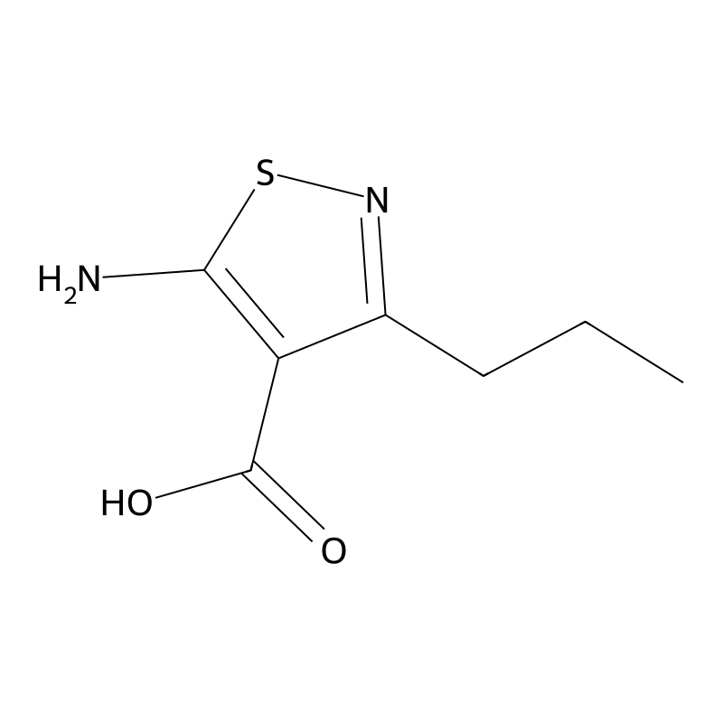 5-Amino-3-propyl-1,2-thiazole-4-carboxylic acid