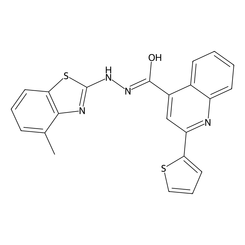 N'-(4-methyl-1,3-benzothiazol-2-yl)-2-(thiophen-2-...