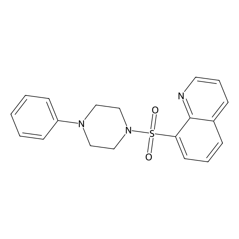 4-Phenyl-1-(8-quinolylsulfonyl)piperazine