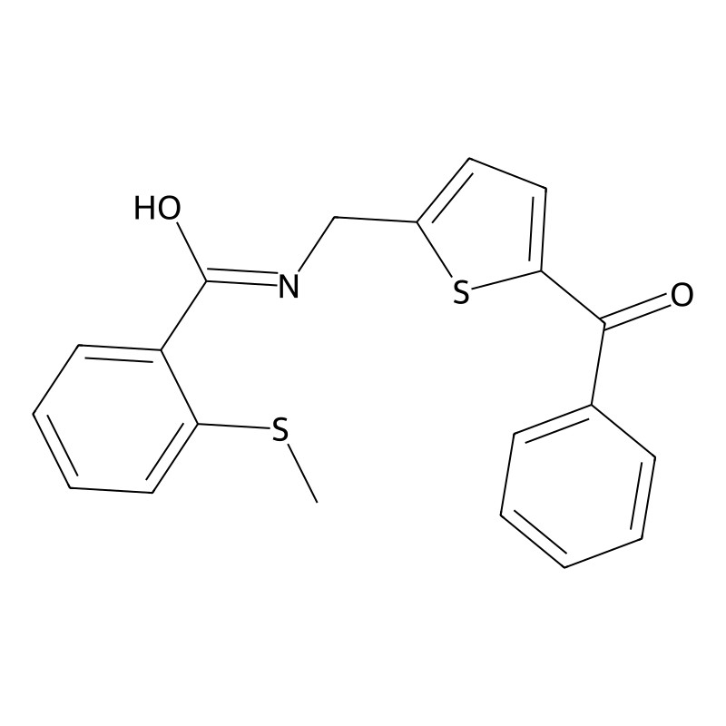 N-((5-benzoylthiophen-2-yl)methyl)-2-(methylthio)b...