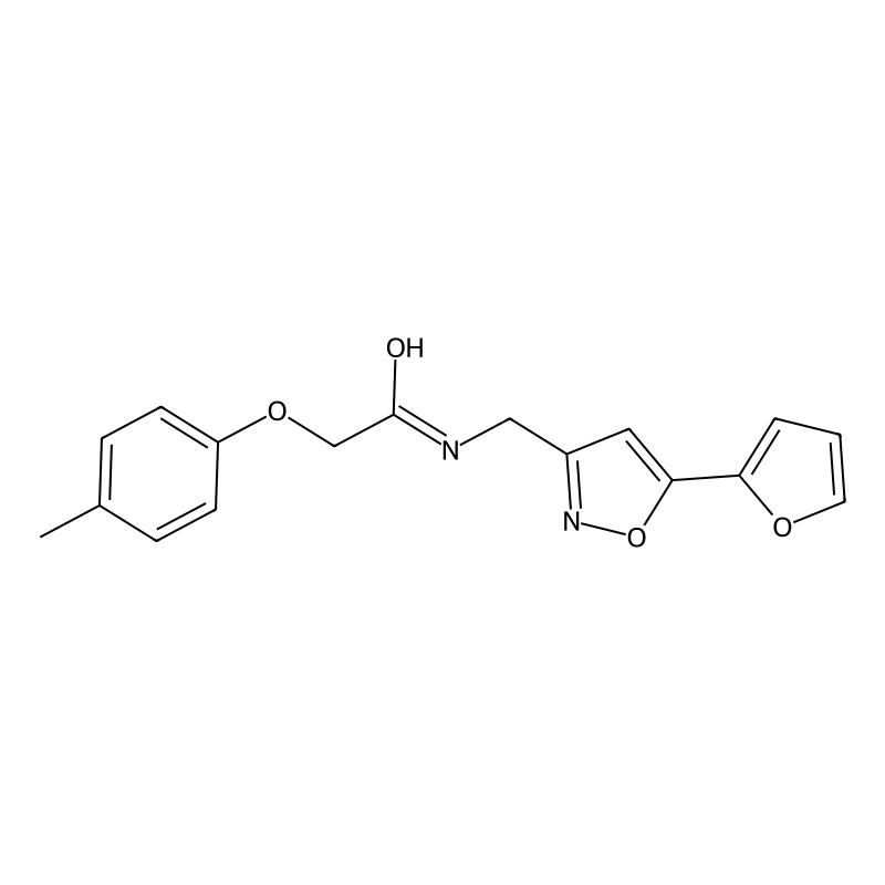 N-((5-(furan-2-yl)isoxazol-3-yl)methyl)-2-(p-tolyl...