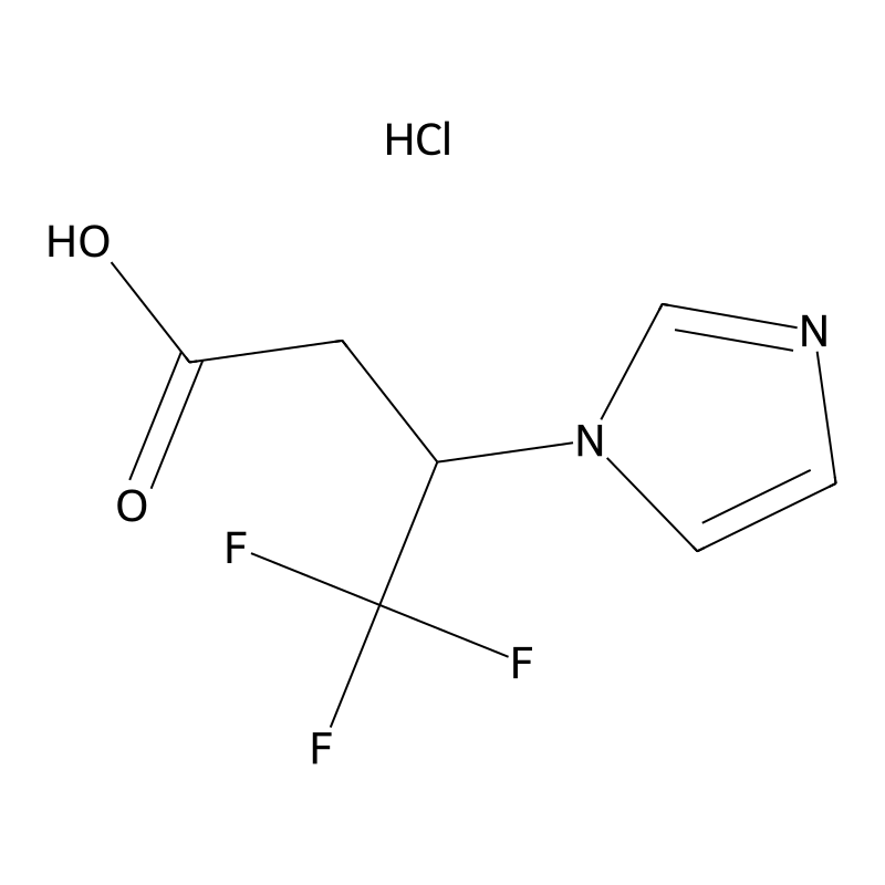 4,4,4-trifluoro-3-(1H-imidazol-1-yl)butanoic acid ...