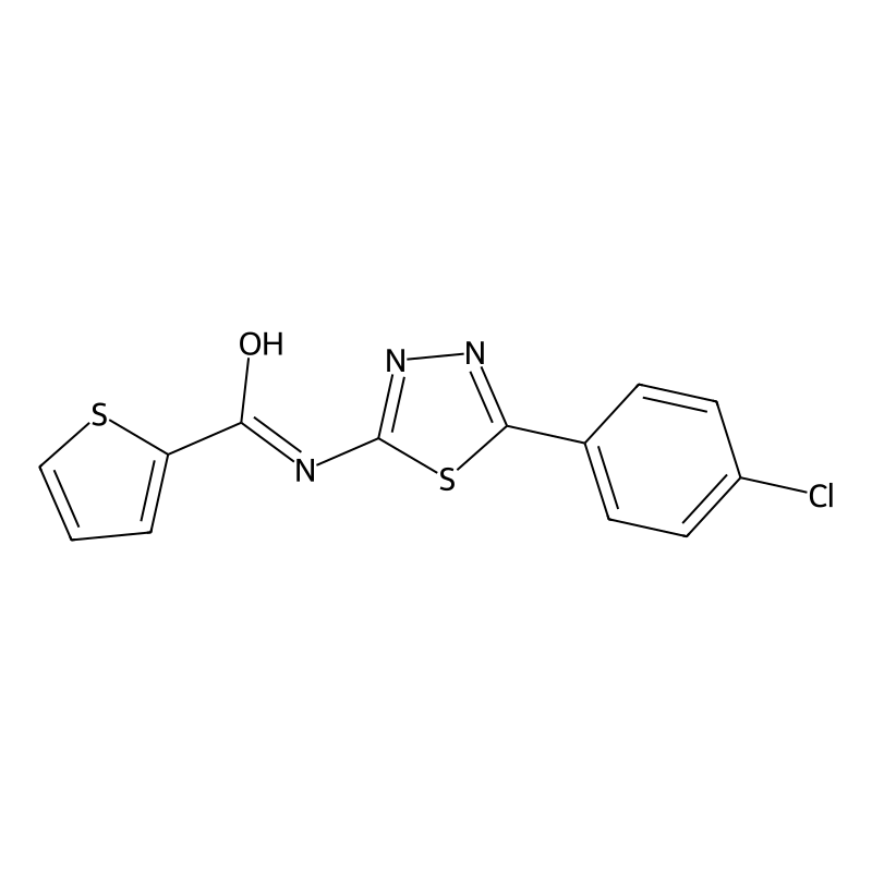 N-[5-(4-chlorophenyl)-1,3,4-thiadiazol-2-yl]thioph...