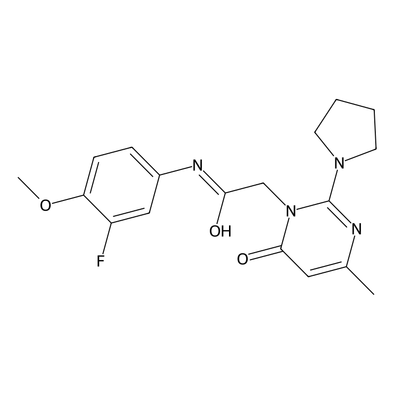N-(3-fluoro-4-methoxyphenyl)-2-(4-methyl-6-oxo-2-p...