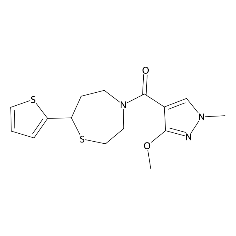 (3-methoxy-1-methyl-1H-pyrazol-4-yl)(7-(thiophen-2...