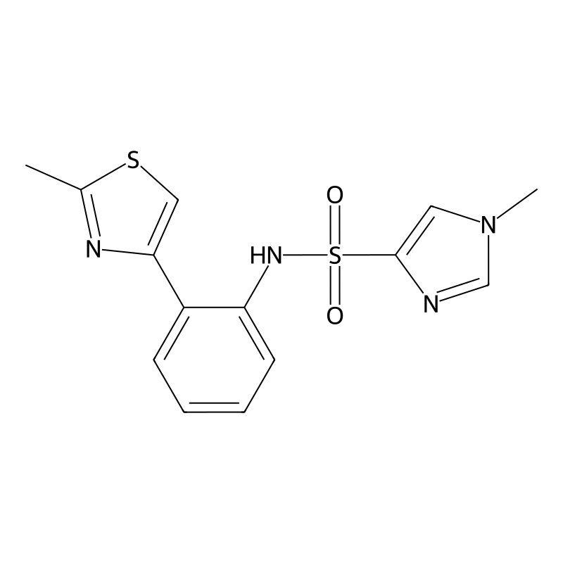 1-methyl-N-(2-(2-methylthiazol-4-yl)phenyl)-1H-imi...