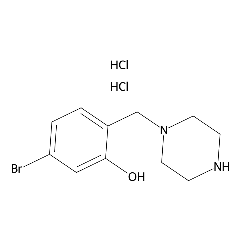 5-Bromo-2-(piperazin-1-ylmethyl)phenol;dihydrochlo...