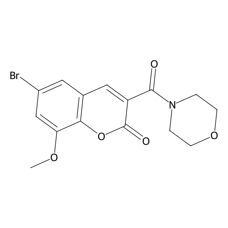 6-bromo-8-methoxy-3-(morpholine-4-carbonyl)-2H-chr...