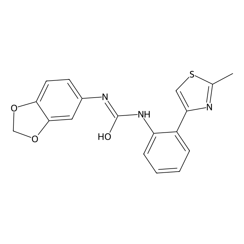 1-(Benzo[d][1,3]dioxol-5-yl)-3-(2-(2-methylthiazol...