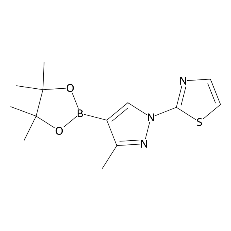 3-Methyl-1-(thiazol-2-YL)-1H-pyrazole-4-boronic ac...