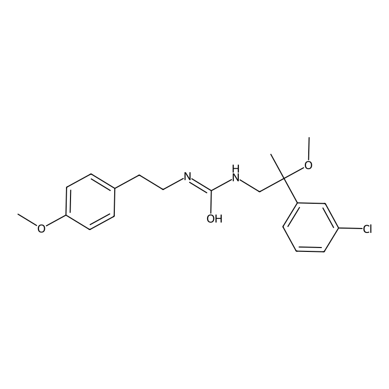 1-(2-(3-Chlorophenyl)-2-methoxypropyl)-3-(4-methox...