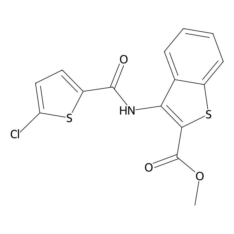 methyl 3-(5-chlorothiophene-2-amido)-1-benzothioph...