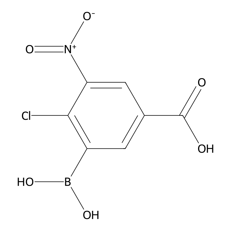 4-Chloro-3-(dihydroxyboranyl)-5-nitrobenzoic acid