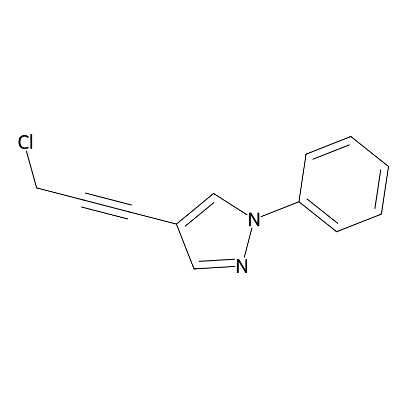 4-(3-Chloroprop-1-yn-1-yl)-1-phenyl-1h-pyrazole