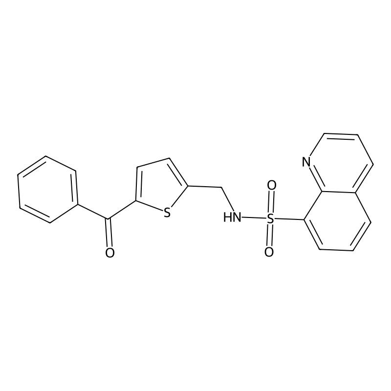 N-[(5-benzoylthiophen-2-yl)methyl]quinoline-8-sulf...