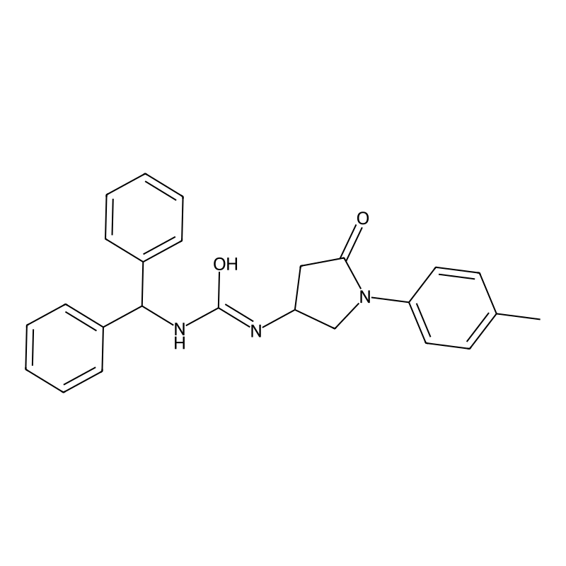 1-Benzhydryl-3-(5-oxo-1-(p-tolyl)pyrrolidin-3-yl)u...