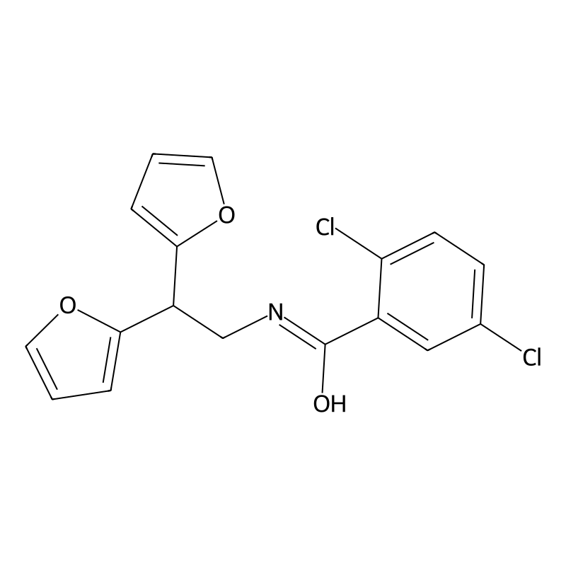 N-[2,2-bis(furan-2-yl)ethyl]-2,5-dichlorobenzamide