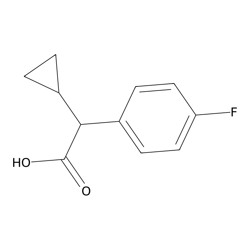 2-Cyclopropyl-2-(4-fluorophenyl)acetic acid