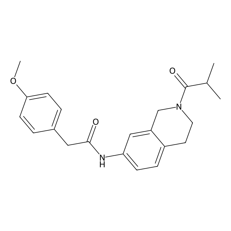 N-(2-isobutyryl-1,2,3,4-tetrahydroisoquinolin-7-yl...