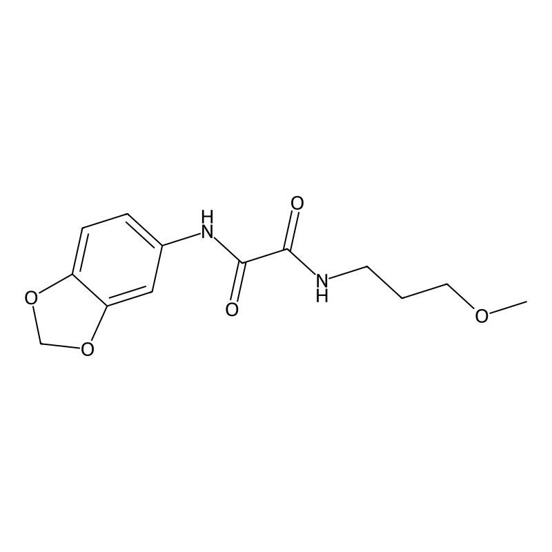 N1-(benzo[d][1,3]dioxol-5-yl)-N2-(3-methoxypropyl)...