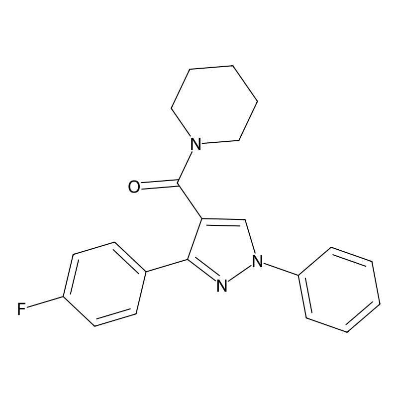 (3-(4-fluorophenyl)-1-phenyl-1H-pyrazol-4-yl)(pipe...