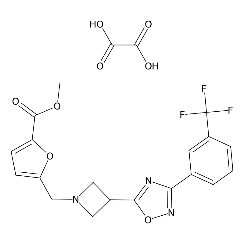 Methyl 5-((3-(3-(3-(trifluoromethyl)phenyl)-1,2,4-...