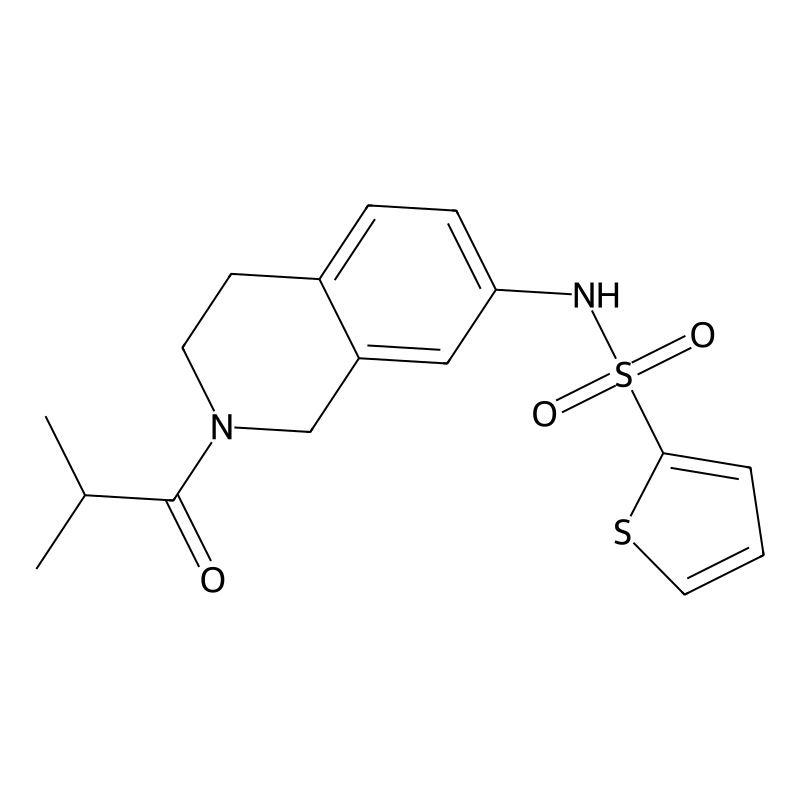 N-(2-isobutyryl-1,2,3,4-tetrahydroisoquinolin-7-yl...