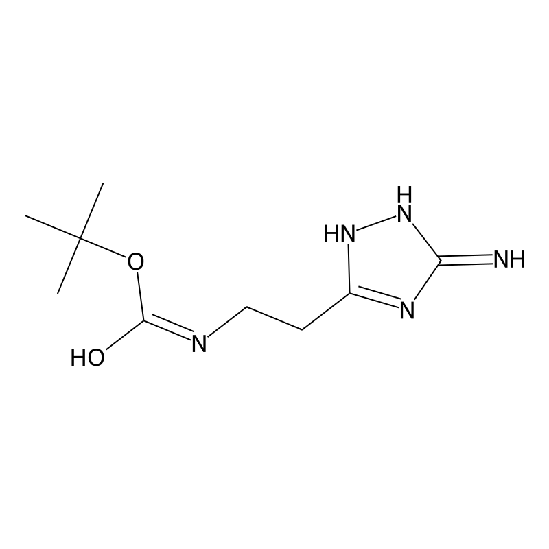 tert-butylN-[2-(3-amino-1H-1,2,4-triazol-5-yl)ethy...