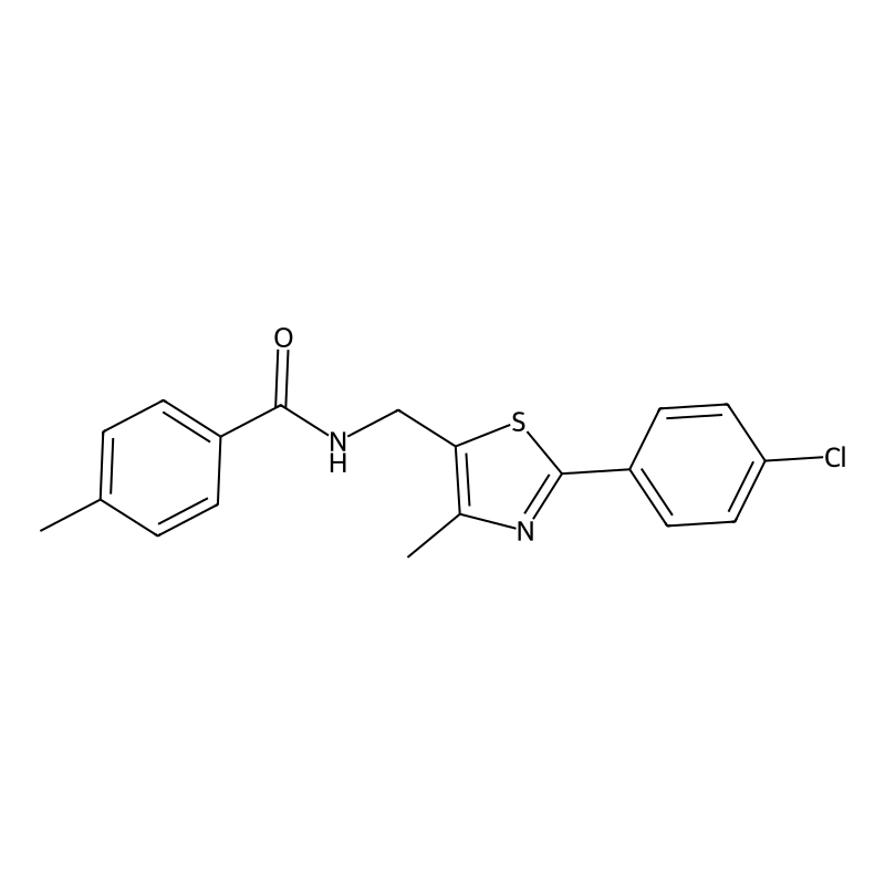 N-{[2-(4-chlorophenyl)-4-methyl-1,3-thiazol-5-yl]m...