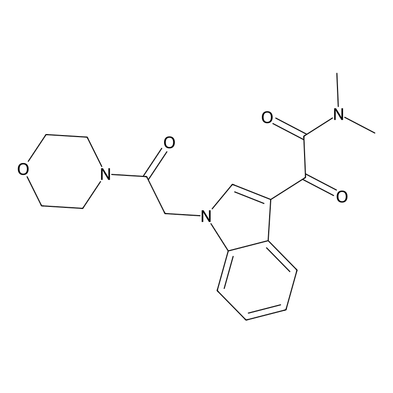 N,N-dimethyl-2-(1-(2-morpholino-2-oxoethyl)-1H-ind...