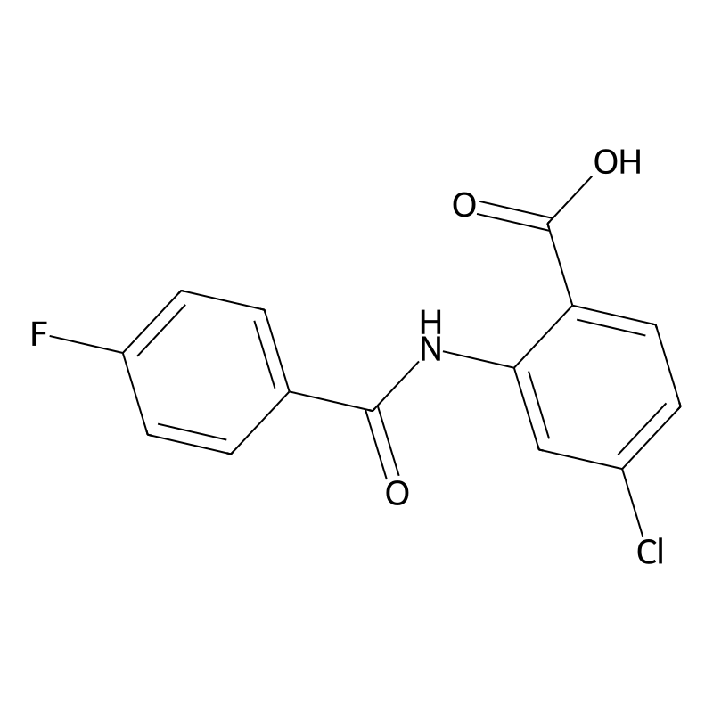 4-Chloro-2-(4-fluorobenzamido)benzoic acid