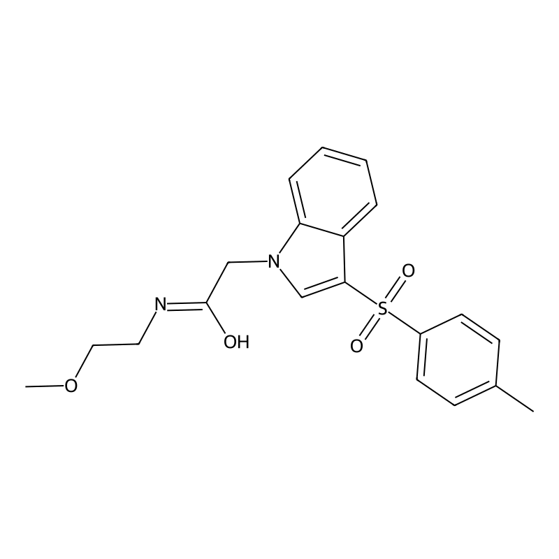 N-(2-methoxyethyl)-2-(3-tosyl-1H-indol-1-yl)acetam...