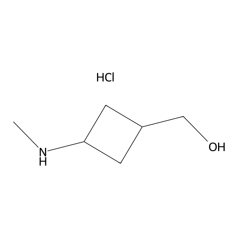 [3-(Methylamino)cyclobutyl]methanol;hydrochloride