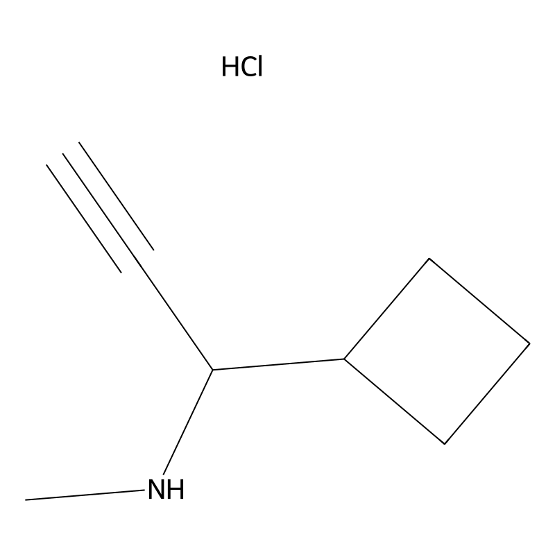 (1-cyclobutylprop-2-yn-1-yl)(methyl)amine hydrochl...