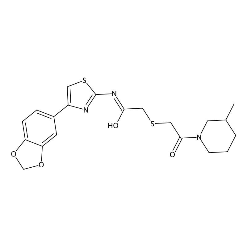 Buy N-(4-(benzo[d][1,3]dioxol-5-yl)thiazol-2-yl)-2-((2-(3 ...