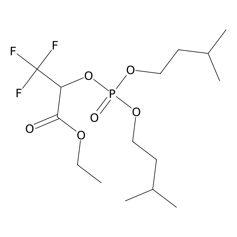 Ethyl 2-{[di(isopentyloxy)phosphoryl]oxy}-3,3,3-tr...