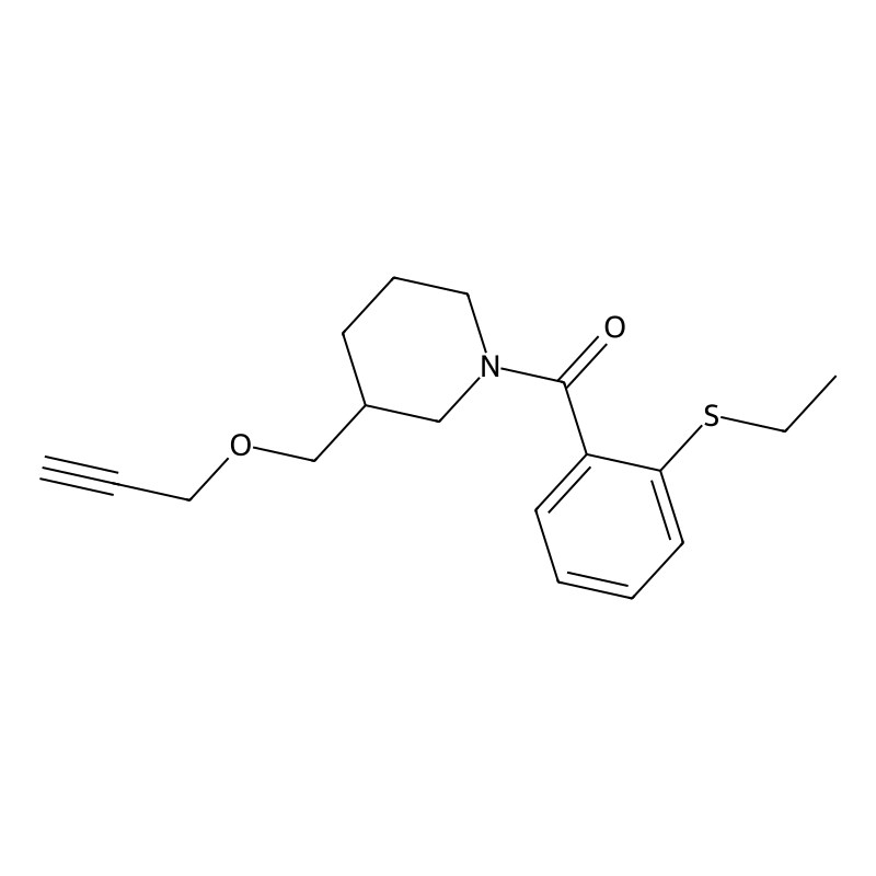 (2-(Ethylthio)phenyl)(3-((prop-2-yn-1-yloxy)methyl...