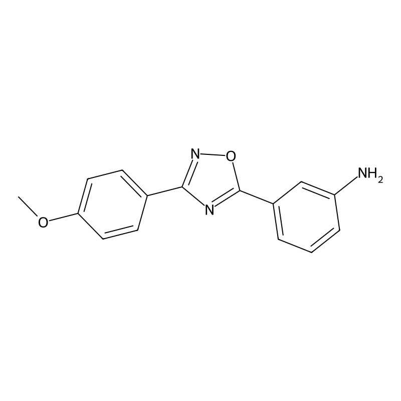 3-(3-(4-methoxyphenyl)-1,2,4-oxadiazol-5-yl)anilin...